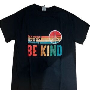 BE KIND Tshirt, black, Sz Sm